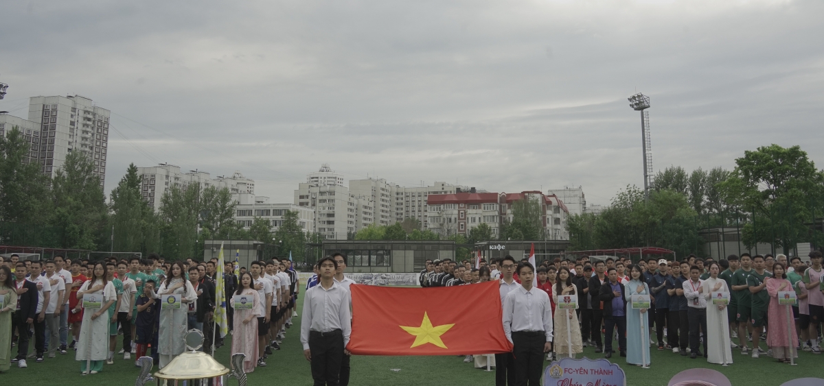 Khai mạc giải bóng đá cộng đồng người Việt tại Nga năm 2025